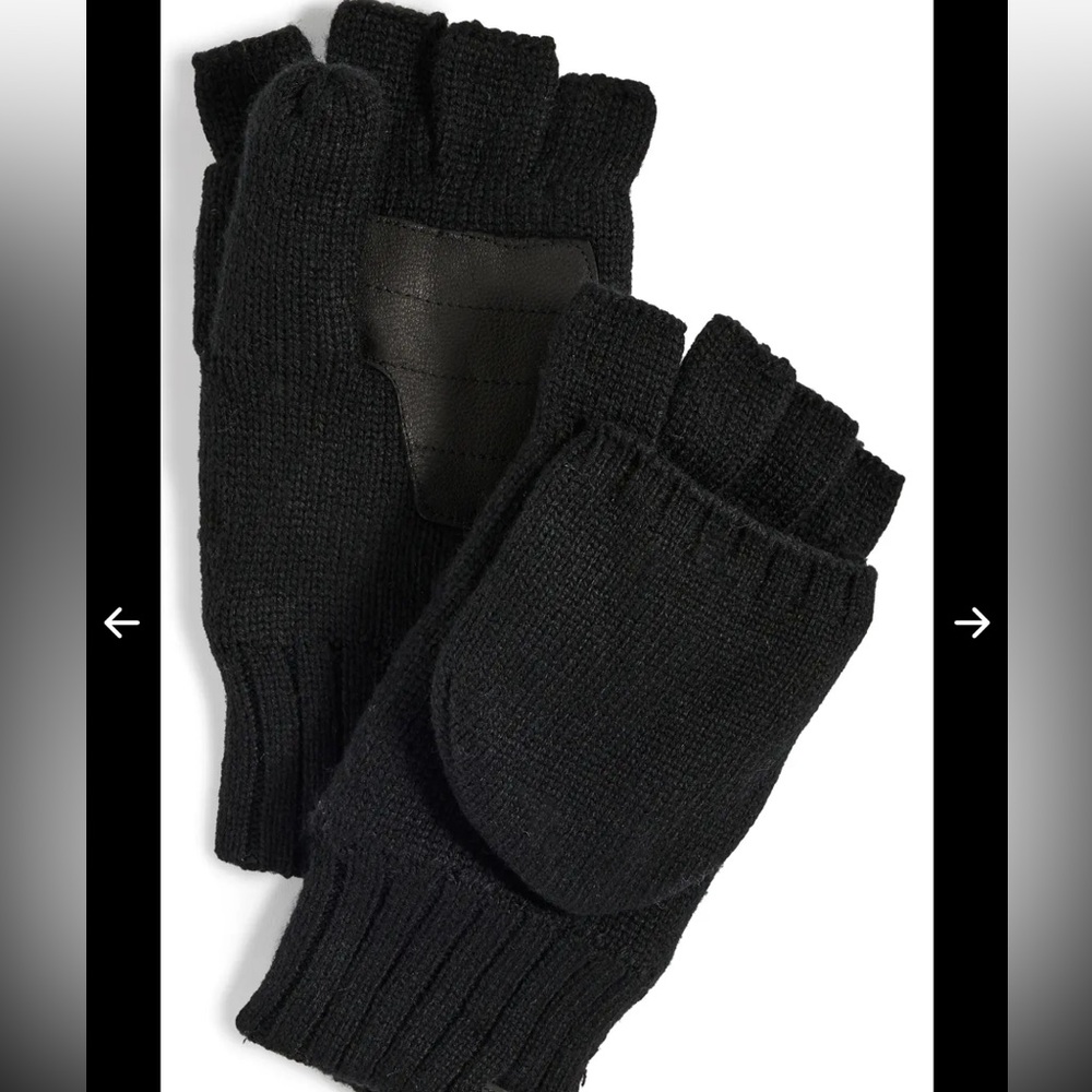 Ugg knit flip mittens